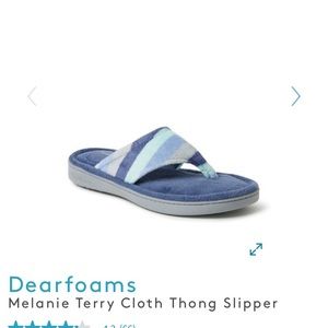 NEW Dearfoams Women’s Slippers